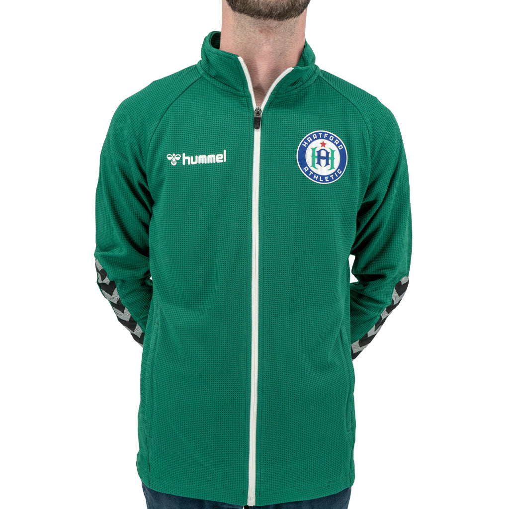 Jacket Full Athletic Shop Hartford Hartford – Hummel - Athletic Zip Team Evergreen