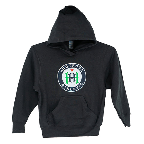 Hartford Athletic Youth Crest Hoodie - Black