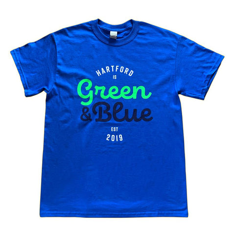 Youth Hartford is Green & Blue Tee