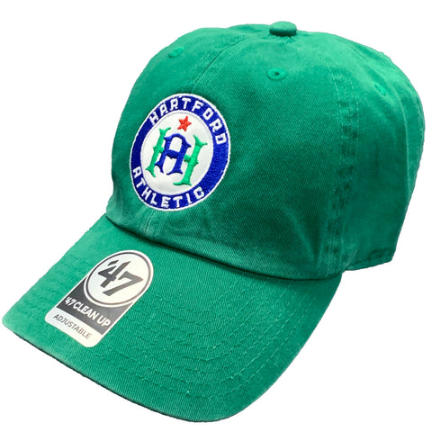 47 Blank Classic Clean Up Cap, Adjustable Plain Baseball Hat for Men and Women - Kelly Green Cap